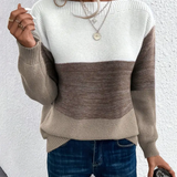 Calista - Elegantiškas Ilgų Rankovių Megztinis Su Nuleistomis Pečiais