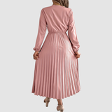 Rosalind Quinn | Nėriniuotas V formos kaklo A formos suknelė