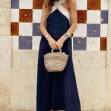 Orella | Suknelė su kryžminiu kaklu