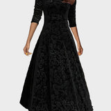 Vespera | Elegantiška Gėlių Midi Suknelė