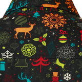 Vyriški minkšti marškiniai su linksmu kalėdiniu elniu ir snaigėmis ilgomis rankovėmis