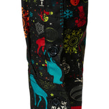 Vyriški minkšti marškiniai su linksmu kalėdiniu elniu ir snaigėmis ilgomis rankovėmis