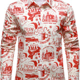 Vyriškas smėlio spalvos kalėdinis megztinis su vintažiniu dizainu ilgomis rankovėmis