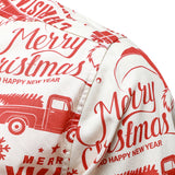 Vyriškas smėlio spalvos kalėdinis megztinis su vintažiniu dizainu ilgomis rankovėmis