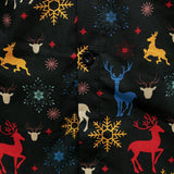 Vyriški kalėdiniai marškiniai su šventiniais elniais ilgomis rankovėmis