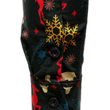 Vyriški kalėdiniai marškiniai su šventiniais elniais ilgomis rankovėmis