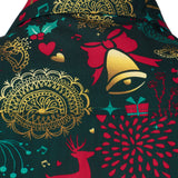 Vyriški ilgarankoviai medvilniniai kalėdiniai marškiniai su elniais