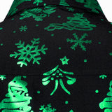 Vyriški žali regular fit ilgarankoviai marškiniai su kalėdiniu raštu