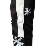 Vyriški ilgarankoviai marškiniai su Kalėdų Senelio dizainu ir sagomis