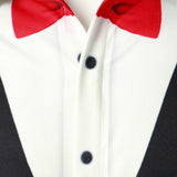 Vyriški regular fit ilgarankoviai marškiniai su kalėdiniu eglutės kamufliažo raštu