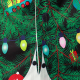 Vyriški regular fit ilgarankoviai marškiniai su kalėdiniu eglutės kamufliažo raštu