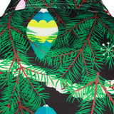 Vyriški regular fit ilgarankoviai marškiniai su kalėdiniu eglutės kamufliažo raštu