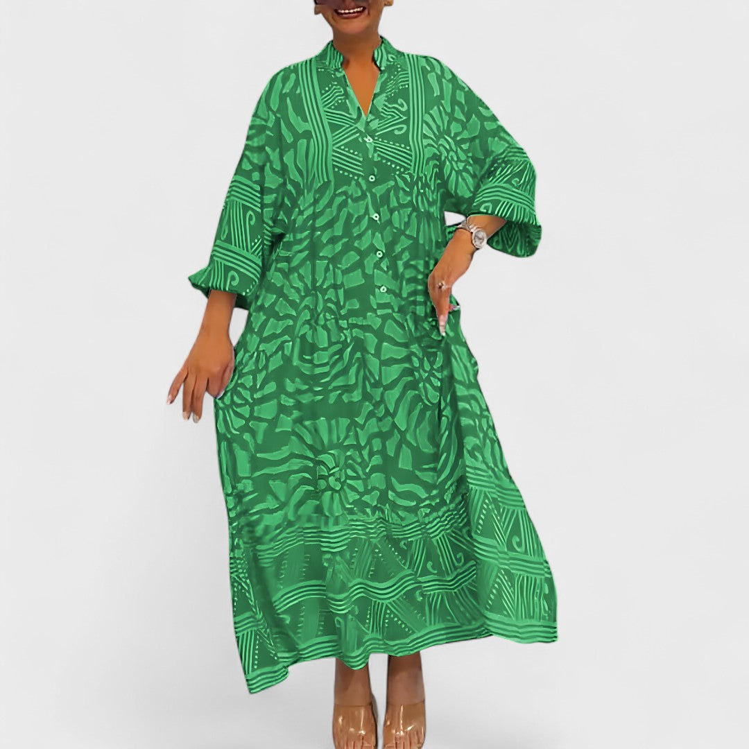 Ava – Suknelė su meniniu raštu