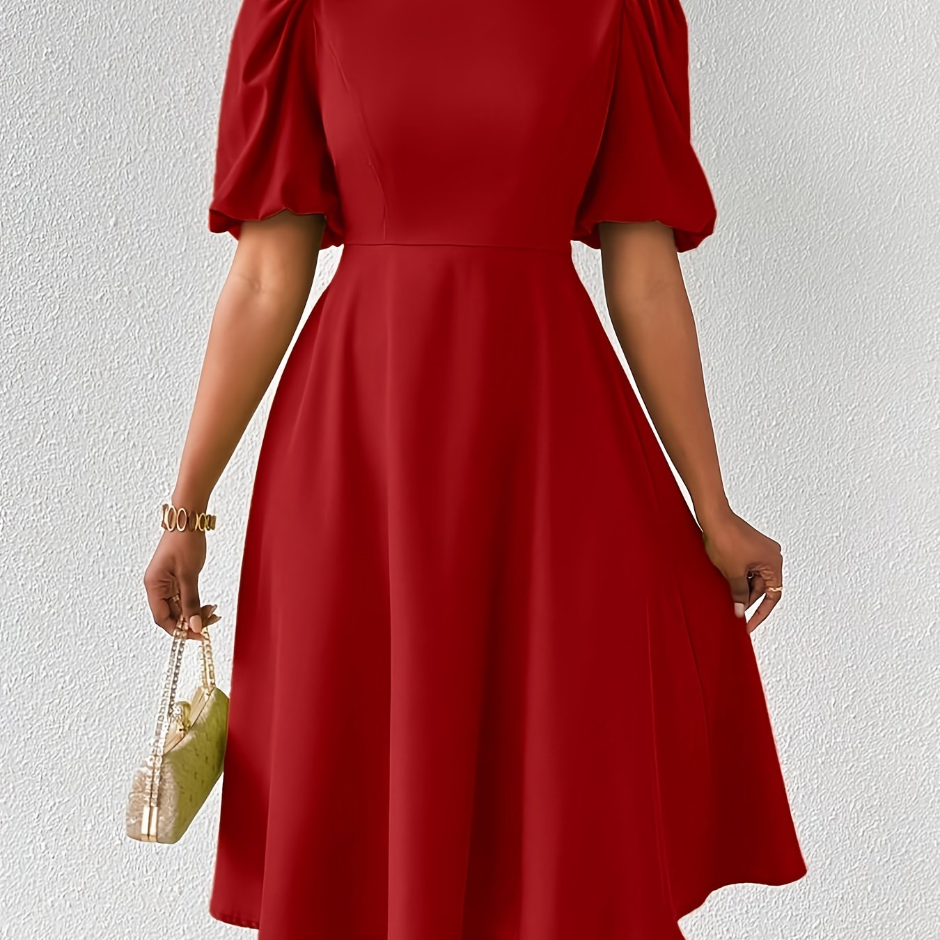 Clara Bloom | Rafinuota Juoda Midi Suknelė