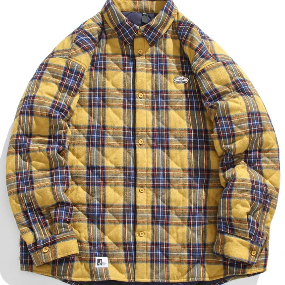 Vintage medvilninis pūkinis paltas