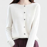 Aivita | Moteriškas Merino vilnos megztinis O-žiedu