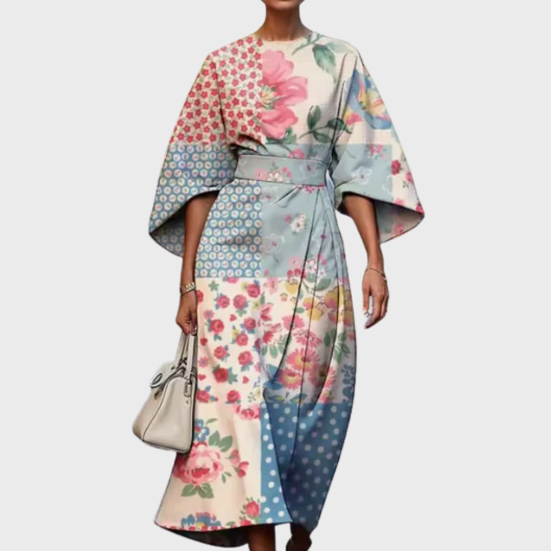 Edrica | Elegantiška Gėlių Suknelė