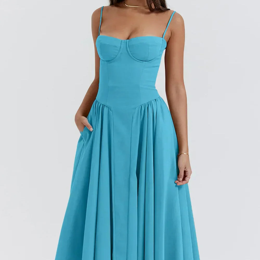 Briallen | Šviežias struktūruotas suknelė