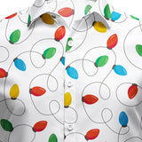 Vyriški ilgarankoviai marškiniai su kalėdinėmis lemputėmis