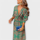 Oriana - Elegantiška suknelė su ilgomis rankovėmis