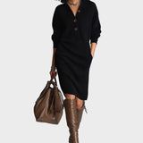 Arianell | Šiltas megztas midi suknelė, elegantiška ir patogi