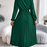 Rosalind Quinn | Nėriniuota V formos kaklo A formos suknelė