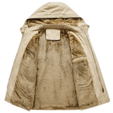 Elegantiškas Premium žieminis pūkinis paltas