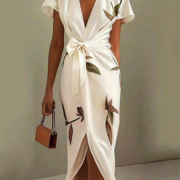 Brenna | Elegantiška Apvyniojimo Suknelė