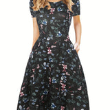 Evelyn Quinn | Retro A-Line Vasaros Suknelė