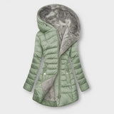 Saulutė | Šiltas kailiniu pamuštu paltas