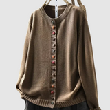 Elīna | Elegantiškas megztinis su sagomis