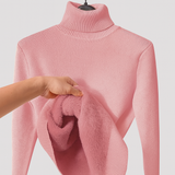 Zoe - Minkštas Megztinis su Aukštu Kaklu