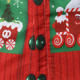 Vyriški kalėdinio kostiumo šventiniai ilgarankoviai marškiniai