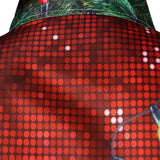 Vyriški marškiniai su linksmu kalėdiniu kostiumo dizainu ilgarankoviai su sagomis