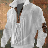 Egon – Aukštos kokybės megztinis su pašiltintu aukštu kaklu