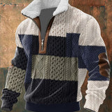 Jens – Aukštos kokybės megztinis su pašiltintu stačiu kaklu