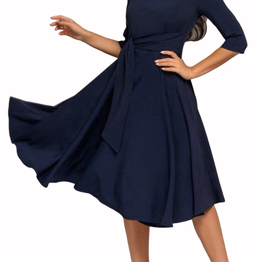 Marie - Elegantiška pakabos suknelė