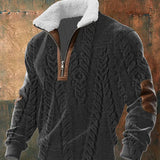 Emil – Aukštos kokybės megztinis su pašiltintu kaklu