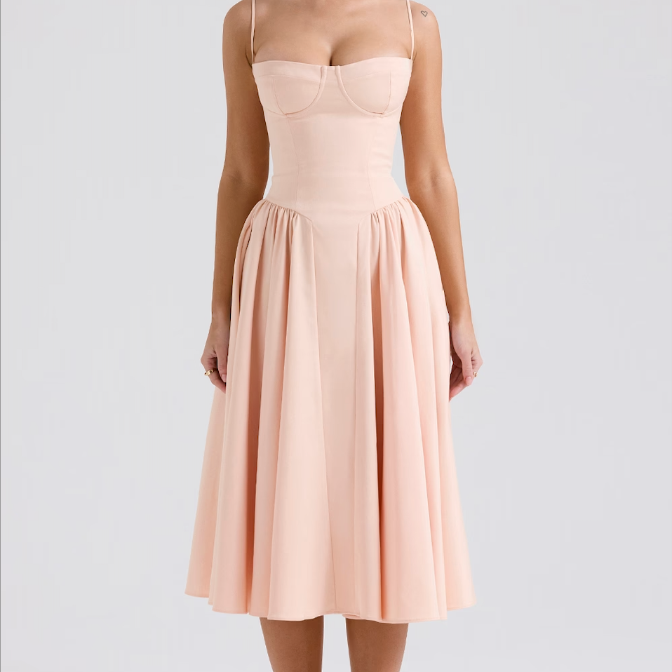 Briallen | Šviežias struktūruotas suknelė