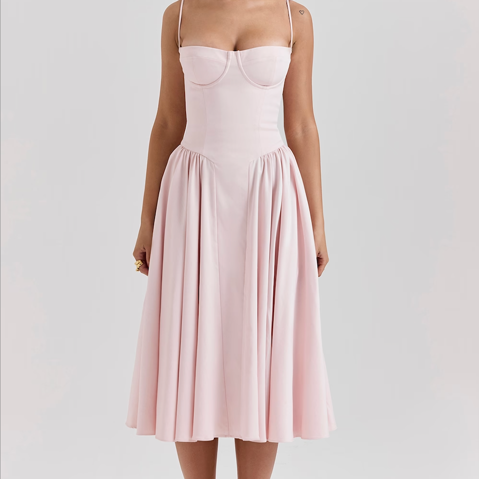 Briallen | Šviežias struktūruotas suknelė