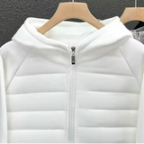 Elegantiška medvilninė pūkinė striukė