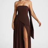 Thessaly | Lengvas V-kaklo Midi Suknelė