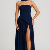 Thessaly | Lengvas V-kaklo Midi Suknelė