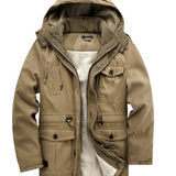 Elegantiškas pūkinis švarkas lauko sąlygoms