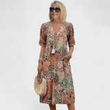 Colette - Vibracijos midi suknelė