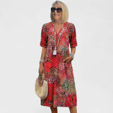 Colette - Vibracijos midi suknelė