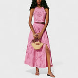 Olympe - Nustatyta nėriniuoto audinio