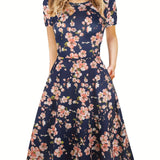 Evelyn Quinn | Retro A-Line Vasaros Suknelė