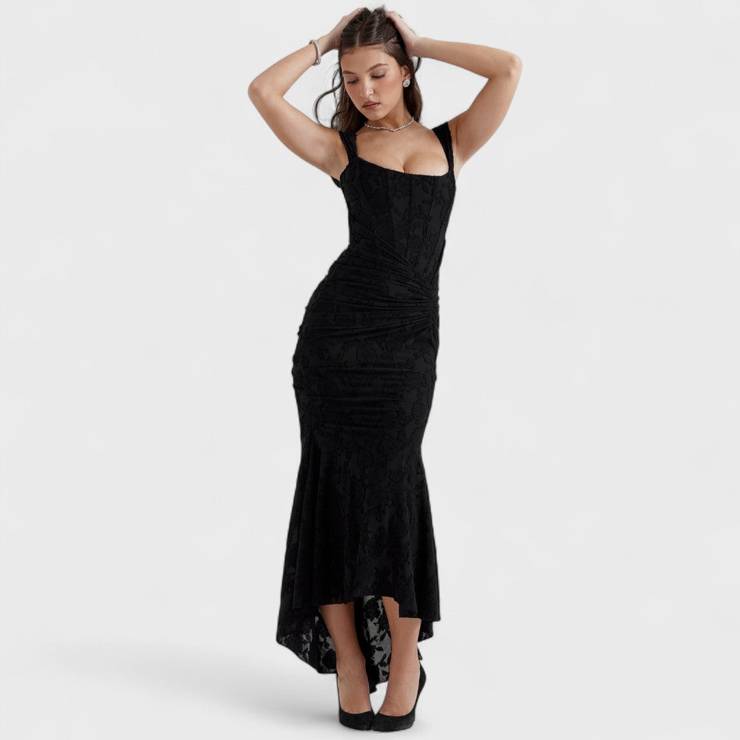 Carisia - Ilga mėlyna suknelė