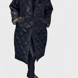 Antra – Dygsniuotas paltas su leopardo pamušalu